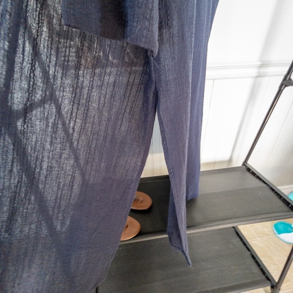 Pasha Navy Summer Tunic NWT Size M  B005 - Picture 5 of 9